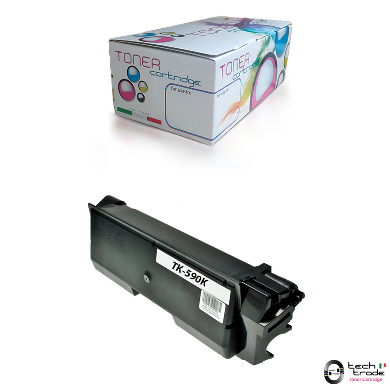 TTPKYTK590BK Toner Kyocera Ecosys M6026/6526CDN/P6026-FSC2026/2126 Bk - immagine 1