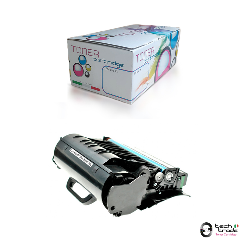 TTPLET650T-7K Toner Lexmark T 650/654/656/X651/654/658 - immagine 1