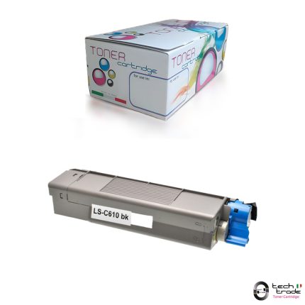 Toner Oki C610N/DN/DTN Bk